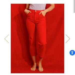 Big bud press work pants - mustang red